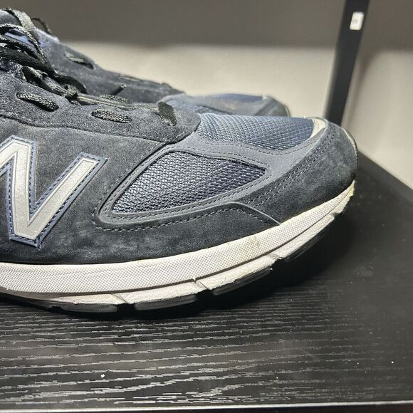 New Balance 990v5 Shoes Mens Size 16 2A Navy Blue Made In USA Sneakers M990NV5 - Picture 2 of 15